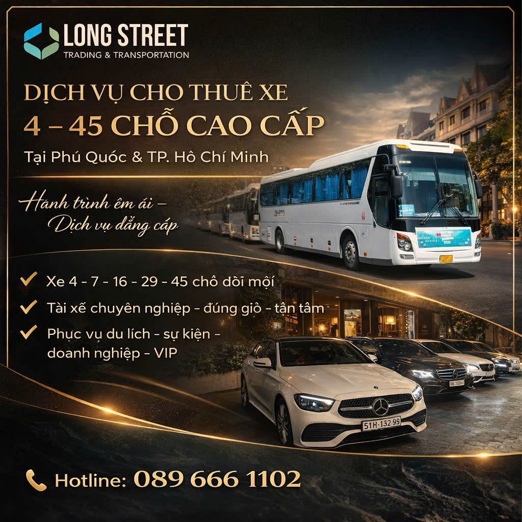 các loại xe du lịch phú quốc